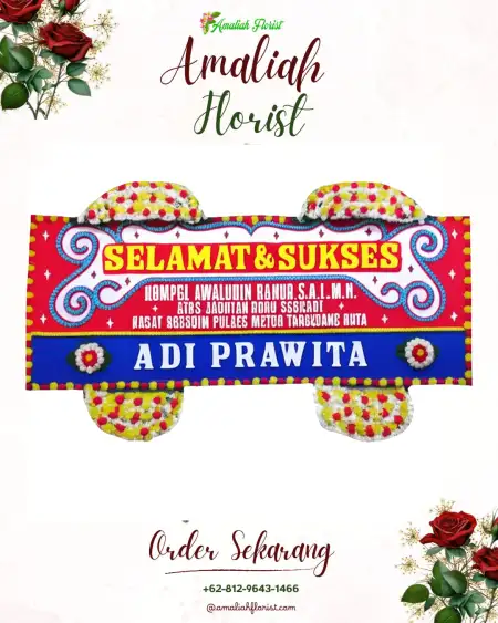 Papan Bunga Ucapan Selamat Kalikesur